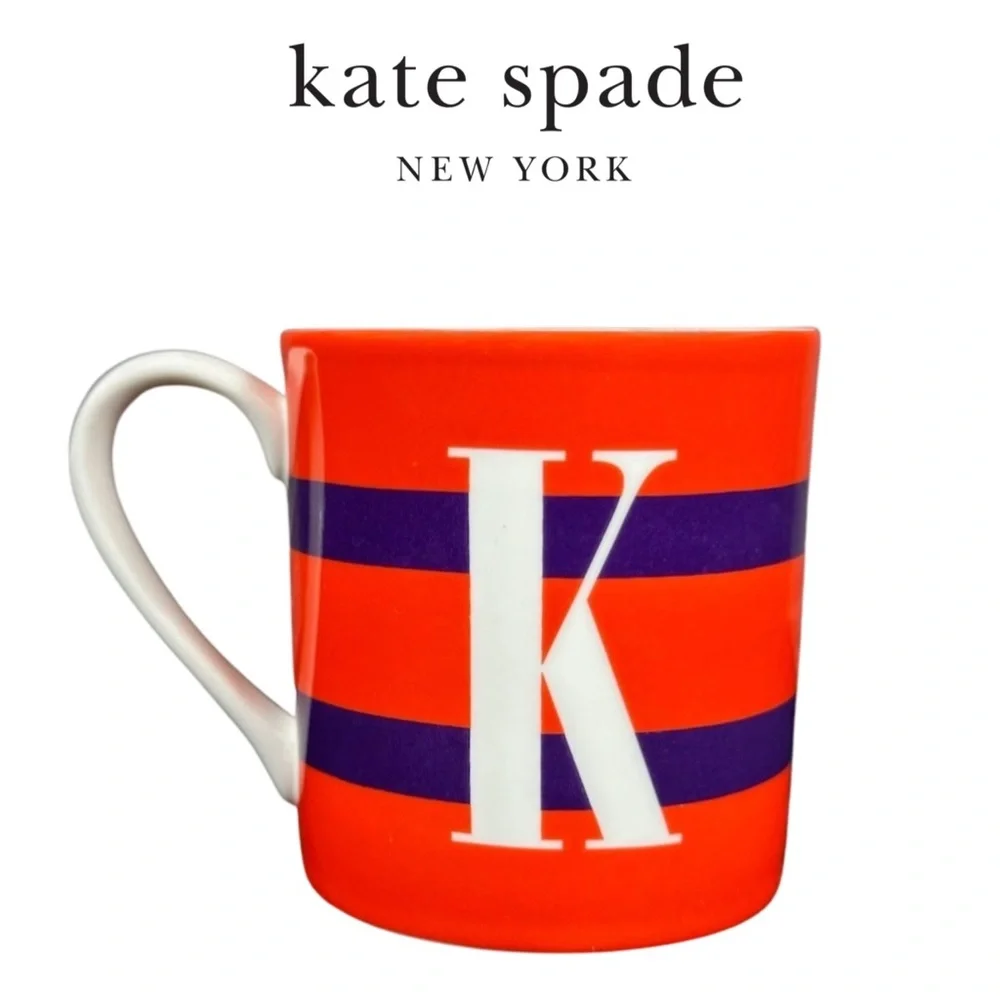 Kate Spade To The Letter Monogram Mug